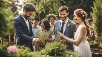 Baum pflanzen bei der Hochzeit: Ein fröhlicher Spruch für ewige Liebe